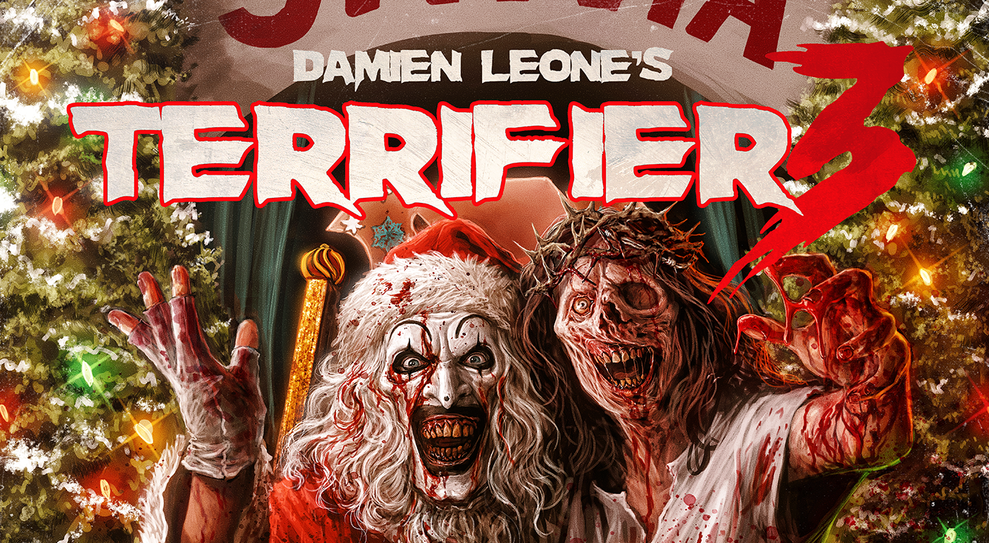 Cineverse, Bloody Disgusting, and SCREAMBOX present Damien Leone’s Terrifier 3 In Theaters October 11, 2024